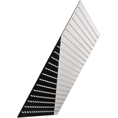 AquaSu Kopfbrause Eckig 50 X 50 Cm Chrom 1 AquaSu Kopfbrause Eckig 50 X 50 Cm Chrom