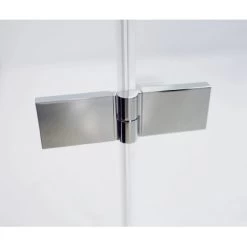 Breuer Runddusche Radius 55 Panorama Chrom Klarglas 90 X 90 Cm -Bad Verkauf 02 2570 Panorama Scharnier