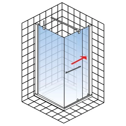 Schulte Schiebetür Inkl Seitenwand Toura Türanschlag Rechts 80 X 120 Cm 4 Schulte Schiebetür Inkl Seitenwand Toura Türanschlag Rechts 80 X 120 Cm – Bild 4