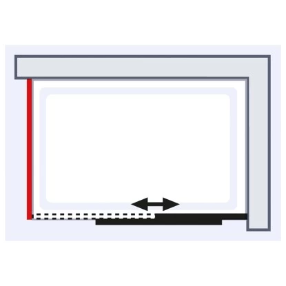 Schulte Schiebetür Inkl Seitenwand Toura Türanschlag Rechts 80 X 120 Cm 5 Schulte Schiebetür Inkl Seitenwand Toura Türanschlag Rechts 80 X 120 Cm – Bild 5