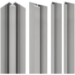 Schulte ExpressPlus Profilset Für Duschrückwände Länge 210 Cm Alu Natur