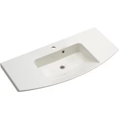 Pelipal Waschbecken Mineralmarmor 101 Cm Quantum 1 Weiß