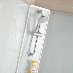 Schulte Komplettduschkabine Korfu II Alu-Natur Hellgrün 89x89x202 Cm -Bad Verkauf 32020 2053 4060991009983 8