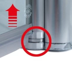 Schulte ExpressPlus Set Duschkabine Pendeltür Garant Mit Duschwanne 200x80cm -Bad Verkauf 3342 2053 HebSenk Profil 2