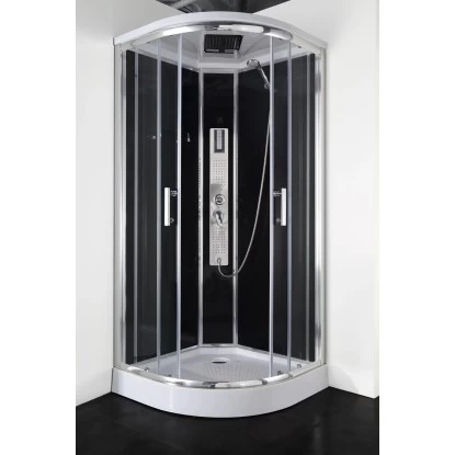 Sanotechnik Komplettduschkabine Trend 1 Chrom-Optik 210 Cm X 90 Cm 1 Sanotechnik Komplettduschkabine Trend 1 Chrom-Optik 210 Cm X 90 Cm