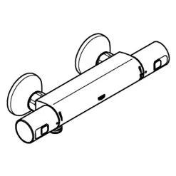 Grohe QuickFix Thermostat-Brausebatterie Precision Start Schwarz -Bad Verkauf 4005176782237 4520 AI 03
