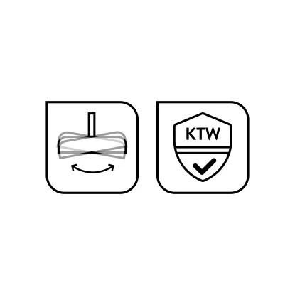 Baliv Kopfbrause KBR-25.50 Verchromt Weiß 6 Baliv Kopfbrause KBR-25.50 Verchromt Weiß – Bild 6