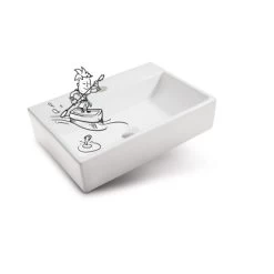 Baliv Aufsatzwaschbecken WBA-7020 Eckig 52 Mm X 36 Cm -Bad Verkauf 4007874000798 S03 110219