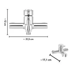 Baliv Wannenarmatur WA-5890 Chrom -Bad Verkauf 4007874206848 40