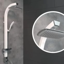 Madagaskar Brause-Set Weiß 10 Madagaskar Brause-Set Weiß -Bad Verkauf 4008431600659 2759 4