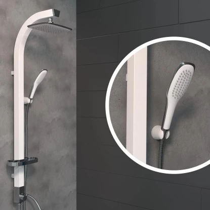 Madagaskar Brause-Set Weiß 7 Madagaskar Brause-Set Weiß – Bild 7