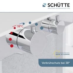Schütte Thermostat-Duscharmatur Ocean Mit Ablage Chrom-Weiß -Bad Verkauf 4008431605357 2759 4