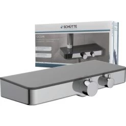 Schütte Thermostat-Duscharmatur Ocean Mit Ablage Chrom-Anthrazit