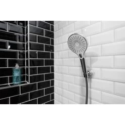 Wenko Duschkopfhalter 360° Befestigen Ohne Bohren Ø 8 X 7,5 Cm Chrom -Bad Verkauf 4008838388181 1068 AB 01