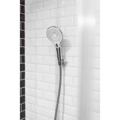 Wenko Duschkopfhalter 360° Befestigen Ohne Bohren Ø 8 X 7,5 Cm Chrom -Bad Verkauf 4008838388181 1068 AB 04