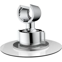 Wenko Duschkopfhalter 360° Befestigen Ohne Bohren Ø 8 X 7,5 Cm Chrom -Bad Verkauf 4008838388181 1068 S 02