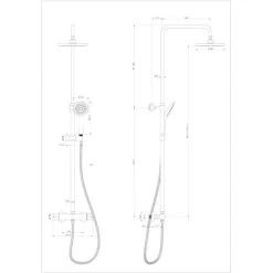 Wenko Duschsystem Young Eco Inkl. 2 Wasserspar-Regulatoren -Bad Verkauf 4008838404287 1068 VM 01