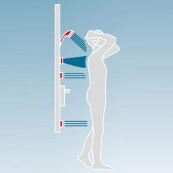 Schulte Dusch Master Rain Mit Thermostat Und Tellerkopfbrause -Bad Verkauf 4060991035418 2053 5
