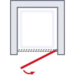 Schulte ExpressPlus Drehtür Für Nische AlexaStyle2.0Dekor Liane 80x192cm -Bad Verkauf 4060991037474 2053 6