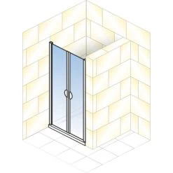 Schulte ExpressPlus Pendeltür Sunny In Nische 180x75cm Alu Natur 6 Schulte ExpressPlus Pendeltür Sunny In Nische 180x75cm Alu Natur -Bad Verkauf 4060991055256 2053 5