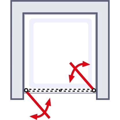 Schulte ExpressPlus Pendeltür Sunny In Nische 180x75cm Alu Natur 4 Schulte ExpressPlus Pendeltür Sunny In Nische 180x75cm Alu Natur – Bild 4