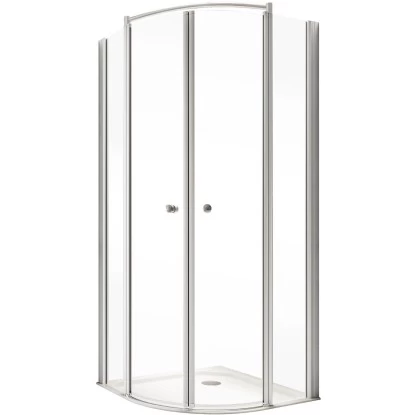 Schulte ExpressPlus Runddusche Garant Mit Duschwanne Alu Natur 200x90x90cm 2 Schulte ExpressPlus Runddusche Garant Mit Duschwanne Alu Natur 200x90x90cm – Bild 2