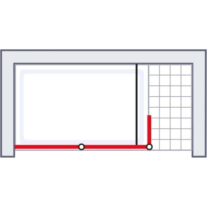 Schulte Alexa Style 2.0 Duschwand Walk In Loft 2-tlg BlackStyle 120 X 30 X 200cm 4 Schulte Alexa Style 2.0 Duschwand Walk In Loft 2-tlg BlackStyle 120 X 30 X 200cm – Bild 4