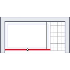 Schulte Alexa Style 2.0 Duschwand Walk In Loft 2-teilig BlackStyle 120 X 200cm -Bad Verkauf 4060991056758 2053 6