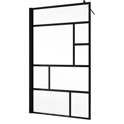 Schulte Alexa Style 2.0 Duschwand Walk In BlackStyle Atelier 1 Dekor 90 X 200cm 2 Schulte Alexa Style 2.0 Duschwand Walk In BlackStyle Atelier 1 Dekor 90 X 200cm – Bild 2