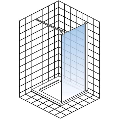 Schulte Walk In Frontteil Alexa Style 2.0 Dekor Frame Mattschwarz 200 X 90 Cm 5 Schulte Walk In Frontteil Alexa Style 2.0 Dekor Frame Mattschwarz 200 X 90 Cm – Bild 5