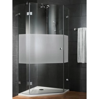 Schulte Fünfeckdusche Davita 3-teilig Dekor Dezent 1 Schulte Fünfeckdusche Davita 3-teilig Dekor Dezent