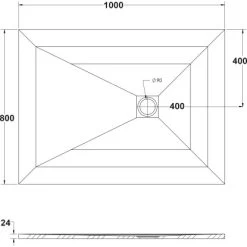 Ottofond Duschwanne Strato 100 Cm X 80 Cm X 2,4 Cm Weiß 7 Ottofond Duschwanne Strato 100 Cm X 80 Cm X 2,4 Cm Weiß -Bad Verkauf 440896 3209 4