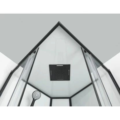 Sanotechnik Komplettduschkabine Sky 2 CL74 Schwarz 3 Sanotechnik Komplettduschkabine Sky 2 CL74 Schwarz – Bild 3