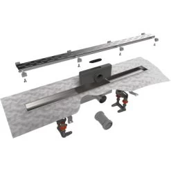 ESS Easy Drain Duschrinne Compact FF 70 Cm Sperrwasserhöhe 30 Mm -Bad Verkauf 4854964 4854972 4854998 b3