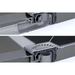 ESS Easy Drain Duschboard Aqua Brillant 120 X 110 Cm Komplettset -Bad Verkauf 4855755 1709 b5