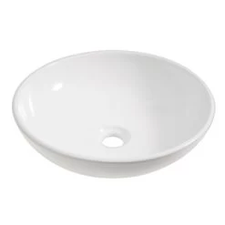 Aufsatzwaschbecken Ø 42 Cm Rund Weiß