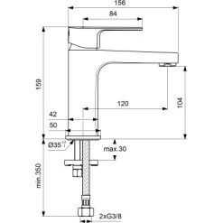 Ideal Standard Waschtischarmatur Cerafine D H100 Ohne Ablaufgarnitur Chrom 13 Ideal Standard Waschtischarmatur Cerafine D H100 Ohne Ablaufgarnitur Chrom -Bad Verkauf 611186 3049 7