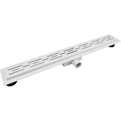 VerosanPro Duschrinne Nakia DR1 Komplettset Inkl. Designrost Matt Weiß 70 Cm 1 VerosanPro Duschrinne Nakia DR1 Komplettset Inkl. Designrost Matt Weiß 70 Cm