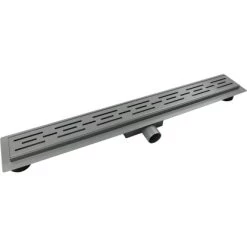 VerosanPro Duschrinne Nakia DR1 Komplettset Inkl. Designrost Matt Hellgrau 70 Cm