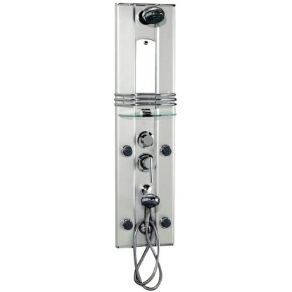 Sanotechnik Duschpaneel Palma 105 Cm X 26 Cm Alu 1 Sanotechnik Duschpaneel Palma 105 Cm X 26 Cm Alu