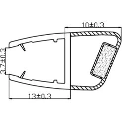 Magnetdichtung Für Rundduschen 2er-Set 4 Mm Glasstärke -Bad Verkauf 702375 4633 2