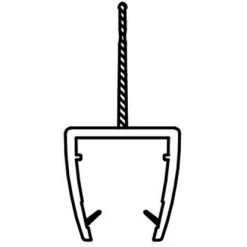 Dichtleiste Für Duschkabinen 2er-Set 8 Mm Glasstärke -Bad Verkauf 702407 4633 6