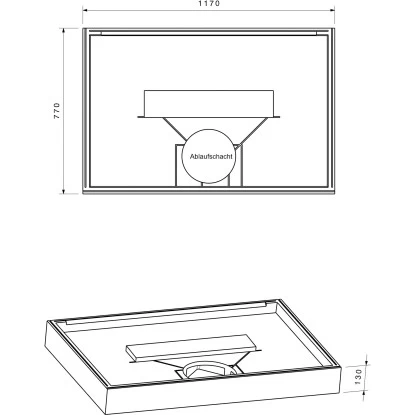 Duschwannenträger Für Ottofond Maui R 120 Cm X 80 Cm 2 Duschwannenträger Für Ottofond Maui R 120 Cm X 80 Cm – Bild 2