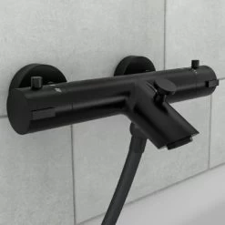 Schütte Thermostat Badewannenarmatur London Schwarz Matt -Bad Verkauf 7660962 2759 5