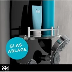 Eisl Duschpaneel Karibik 3 In 1 Mit Regendusche Sechs Massagedüsen Schwarz -Bad Verkauf 7663602 2759 10