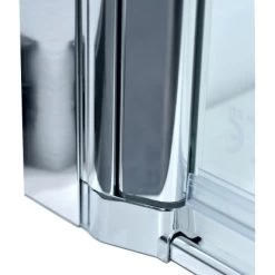 Sanotechnik Falttür Duet Anschlag Links 75 Cm X 195 Cm Klarglas -Bad Verkauf 776317 4633 4