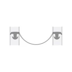 Schulte Dichtprofil Senkrecht Für Gerahmte Badewannenfaltwand Weiß 130 Cm -Bad Verkauf 797 Schulte Dichtung D2907 1