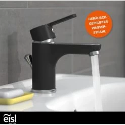 Eisl Waschtischarmatur Diziani Schwarz-Chrom -Bad Verkauf 8533937 2759 6