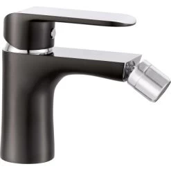 Baliv Bidetarmatur BI-5070 Schwarz-Chrom