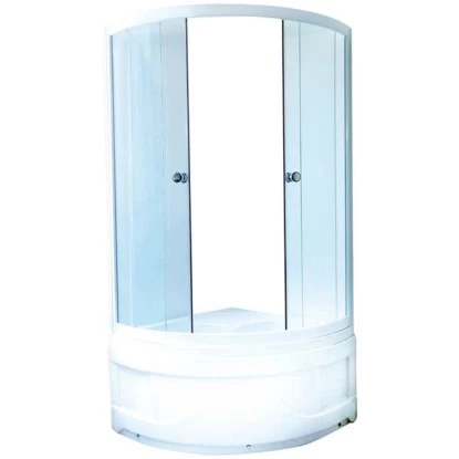 Sanotechnik Rundduschen-Set Mit Hoher Brausetasse 190 Cm X 90 Cm X 90 Cm Weiß 1 Sanotechnik Rundduschen-Set Mit Hoher Brausetasse 190 Cm X 90 Cm X 90 Cm Weiß